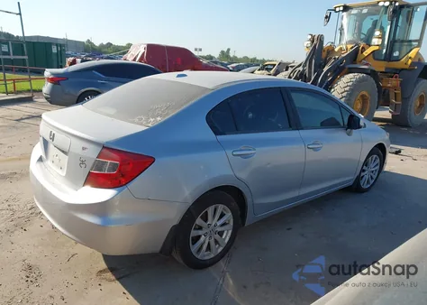 2012 Honda Civic Ex from USA, damaged, VIN 2HGFB2F85CH581493